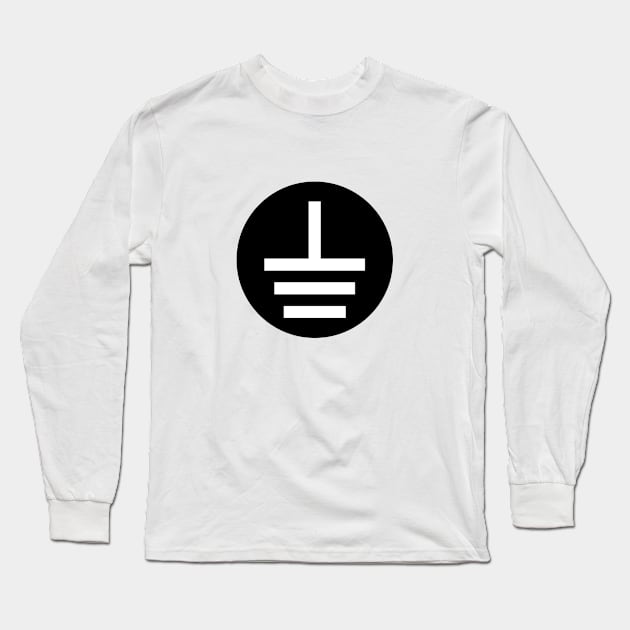 Earth Symbol decal, earth uprising Long Sleeve T-Shirt by Jane-Mathieu